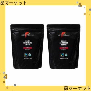 マウントハーゲン　オーガニック　フェアトレード　インスタントコーヒー　詰替用 200g×2個