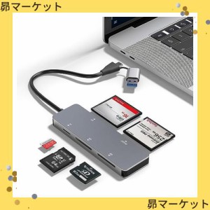 CFastカードリーダー、USB 3.0 USB C CFast 2.0カードリーダー、SanDisk, Lexar, Transcend, Sonカード用5GbpsアルミニウムCFastメモリー