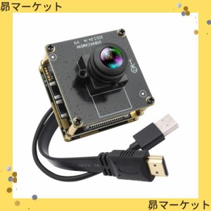 ELP HDMI USB カメラ 4K 同時出力ストリーミングウェブカメラ USB カメラモジュール 2X デジタルズーム 180 度魚眼レンズコンピュータカ