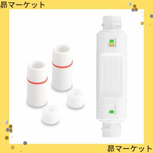 SinLoon IP67防水PoEエクステンダー 100m／250m延長 10/100Mbps 屋外用PoEリピータRJ45イーサネットPoEエクステンダー ウェブカメラ用 プ