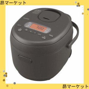 アイリスオーヤマ 炊飯器 3合 一人暮らし マイコン式 煮込み・発酵調理可能 RC-MDA30-B ブラック