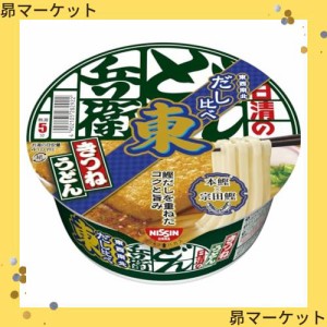 日清食品 日清のどん兵衛 きつねうどん だし比べ東 カップ麺 96g ×12個