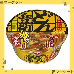 日清食品 日清のどん兵衛 カレーうどん [香るスパイスと牛の旨み] カップ麺 86g ×12個