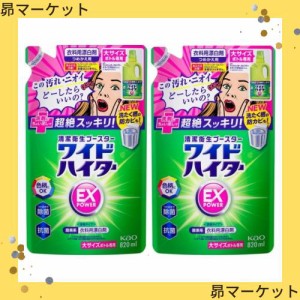 ワイドハイター EXパワー 衣料用 漂白剤 酸素系 洗剤 詰め替え 大サイズ 820ml ×２個