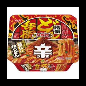 どん兵衛 日清の辛どん兵衛 特盛旨だし焼うどん [特製 辛鰹粉 入り] 日清食品 カップ麺 142g ×12個