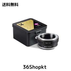 K＆F Concept Nikon-NEX マウントアダプター Nikon Fマウントレンズ-NEX Eマウントカメラ装着用 ニコンF-ソニーE変換 無限遠実現 メーカ