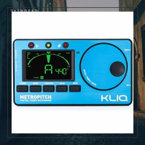 KLIQ Music Gear - 全楽器用メトロノームチューナー - ギター、ベース、バイオリン、ウクレレ、とクロマチックチューニングモード - トー