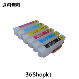 YZQ エプソン (EPSON) 6色 IC6CL70L ICBK70l IC70L 互換 詰め替えカートリッジ(インクなし) 永遠 自動リセットチップ 付き, エプソン EPS