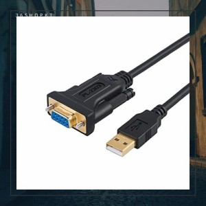 RS232c USB 変換ケーブル, CableCreation USB to RS232 アダプタ【PL2303チップセット内蔵】USB 2.0（オス）- RS232 （メス） DB9ピン シ