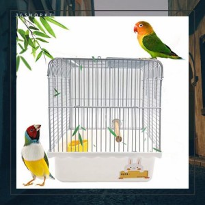 Gifty 文鳥 かご 止まり木 餌入れ 鳥 キャリー ケージ セキセイインコ バードパレス 手のり 移動用 通院 お出かけ ゲージ