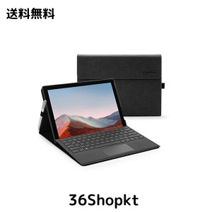 Omnpak Microsoft Surface Pro 7+/ Pro 7 / Surface Pro 6 / Surface Pro 5 2017 / Surface Pro 4 に対応ケース 表面内蔵保護カバー 多視