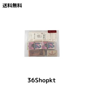 Alidecoメモ帳 レトロ 背景紙タイムチケット収集記録 生活日記手帳カレンダーアルバム | 1種につき 400枚(chepiaoshoucang)