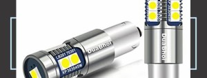 DuaBhoi BAY9S H21W LED 爆光 ホワイト 120°バルブ CANBUSキャンセラー内蔵 リア フォグ ライト 高輝度3030チップ ポジションランプ バ