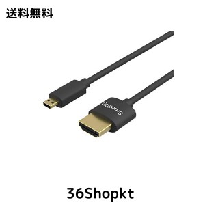 SmallRig ハイスピードHDMI ケーブル 極細 プロビデオ用 Micro HDMI to Full HDMIケーブル (35cm)-3042