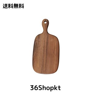 musowood 洋風まな板 木製まないた 取っ手付カッティングボード キッチン料理器具 パン果物盛り 38.5*18.5*2cm アカシア天然木無垢材製