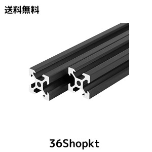 2PCS 100mm 2020V リニアレール ヨーロッパ標準陽極酸化 ブラック アルミニウム プロファイル押出リニア レール DIY素材 3DプリンターとC