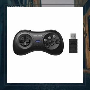 LIKEWEN 8bitdo M30 2.4G ワイヤレスゲームパッドゲームコントローラ、Genesis Mini、Mega Drive Mini , Switch