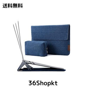 Omnpak 折り畳み式 パソコンケース 13インチ 13MacBook Air M1 2020-2018 2020 New Mac-Book Air/Mac-Book Pro Surface Pro X/8/7/6/5/4/