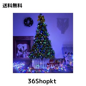 [Vividsunny] LEDイルミネーションライト60m1000球 8パターン 屋外 防水 クリスマス飾り 部屋 LED電飾 パーティー・イベント装飾 記憶機