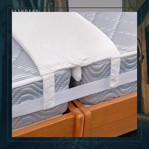 【洗えるカバー付 】ベッド すきまパッド 30cm超ワイド幅 隙間パッド+マットレスバンド 2点セット ベッド 隙間パッド 隙間スペーサー 隙