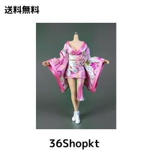 1/6素体服 女性プリント着物浴衣服モデルフィット 12 インチアクションフィギュアボディ人形