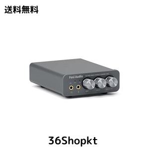 Fosi Audio K5 PRO DAC ヘッドフォンアンプ マイク対応 ミニ 小型 HiFi ステレオ デジタル USB DAC アンプ ゲーム用 USB-C/光/同軸入力 R