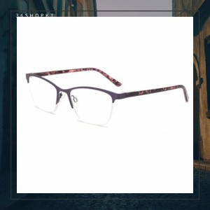 ESAVIA 拡大鏡 メガネ型ルーぺ +2.5 ブルーライトカット 拡大 眼鏡 女性用 ルーペメガネ かくだい鏡メガネ 拡大鏡ルーペ 拡大メガネ ルー