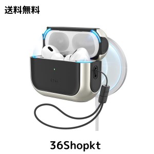 ESR AirPods Pro2 ケース AirPods Pro 第2世代/第1世代 (2023/2022/2019)共通 HaloLock搭載 MagSafe 対応(USB-C/Lightningケーブル対応) 