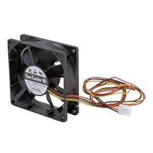 オウルテック PCケース用山洋電気製標準PWMファン 8cm 25mm厚 800~3400rpm F8-PWM