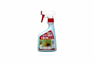 アサヒペン 塗料 ペンキ カベ塗料用下塗り剤 480ML ハンドスプレー 水性 室内 下塗り用 艶消し 1回塗り 京壁 砂壁 せんい壁 土壁 下地補