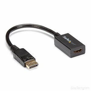 StarTech.com DisplayPort - HDMI 変換アダプタ/DP 1.2 - HDMI ビデオ変換/1080p/ディスプレイポート - HDMI 映像コンバータ/DP - HDMI 