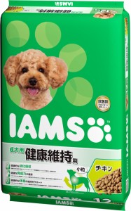 アイムス (IAMS) ドッグフード 成犬用 健康維持用 小粒 チキン 12kg(x 1)