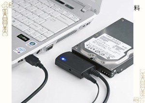 サンワサプライ SATA-USB3.0変換ケーブル HDD/SSD/光学式ドライブ ケーブル長0.8m USB-CVIDE3