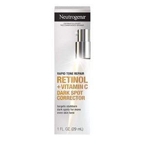 Neutrogena 皮膚の変色やシミの外観を減少させることがレチノールサ、ビタミンC、ヒアルロン酸で迅速なトーン・修理ダークスポットコレク