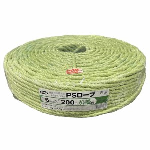 ユタカメイク(Yutaka Make) PSロープ 大巻 い草色 6mm×200m PS6200IG