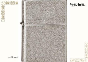 ZIPPO(ジッポ) オイルライター USモデル アーマー アンティーク シルバープレート 28973