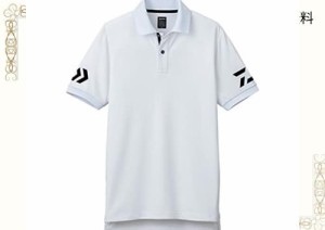 ダイワ(DAIWA) 半袖ポロシャツ ホワイト×ブラック 3XL DE-7906