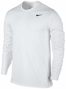 [ナイキ] 長袖機能Tシャツ DRI-FIT レジェンド L/S Tシャツ スポーツウェア メンズ ホワイト Sサイズ