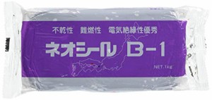 日東化成 不乾性 電気絶縁性 難燃性パテ ネオシール ライトグレー 1kg B-1