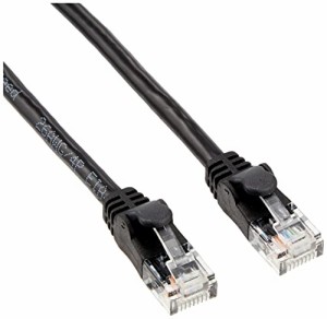 エレコム LANケーブル CAT6A 5m 爪折れ防止コネクタ cat6a対応 やわらか ブラック LD-GPAYC/BK5