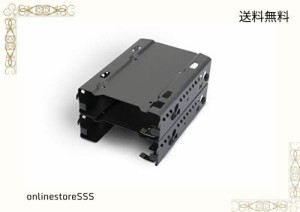 Phanteks - 積み重ね可能 3.5インチ HDDブラケット デュオパックケース PH-HDDKT_03 ブラック