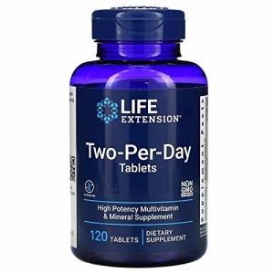 ライフエクステンション TwoPerDay トゥー・パー・デイ (Life Extension) (120 Tablets) [並行輸入品]