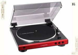 オーディオテクニカ フルオートレコードプレーヤー レッド AT-LP60X RD