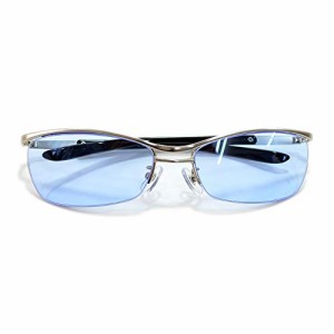 サングラス 伊達メガネ メンズ レディース ちょい悪 オラオラ系 強面 ライトカラーレンズ カラーレンズサングラス 薄い色 色付き UVカッ