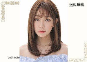 FESHFEN ウィッグ かつら ミディアム セミロング カツラ 女性 フルウィッグ 女装 ウィッグ ロング うぃっぐ レディース wig ストレート 