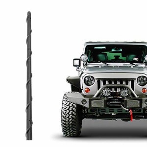 KSaAuto ショートアンテナ 2007-2023 ジープラングラーJK JL JKU JLU用アクセサリー ジープグラディエーターJTアクセサリー用 13インチ 