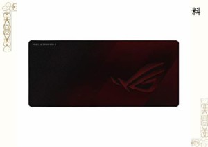 ASUS ゲーミングマウスパッド ROG Scabbard II 超大型 汚れをはじくナノコーティング ほつれ防止のフラットステッチ加工 滑り止め マウス