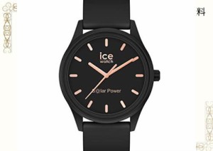 正規代理店 [Ice-Watch] アイスウォッチ 腕時計 時計 レディース 018476 太陽電池 ソーラー ICE solar power ブラック ローズ ゴールド 