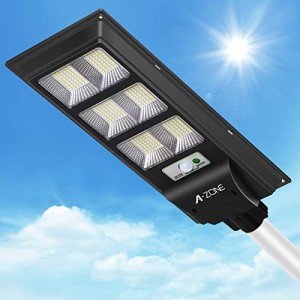 A-ZONE led 街灯 90W センサーライト 屋外 ソーラーライト ledガーデンライト防水IP65耐水性 省エネ 配線工事不要 太陽発電 感知式センサ