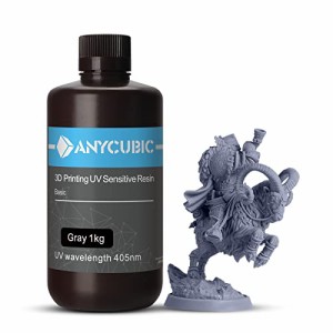 ANYCUBIC 光造形 3dプリンター レジン UVレジン 光造形3Dプリンター専用 光造形レジン 低臭気 低収縮 高精度 LCD/DLP/SLA 3Dプリンタ向け